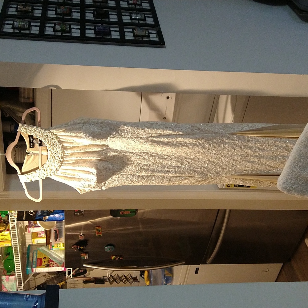 Cachet lace pearl & Ivory Dress